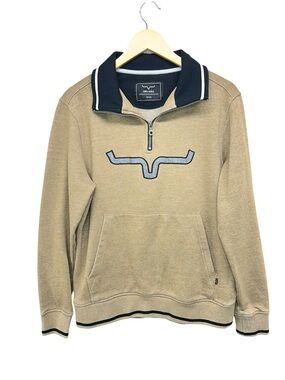 Kimes Ranch Filmore Quarter Zip Pullover Sweatshirt Mens Small